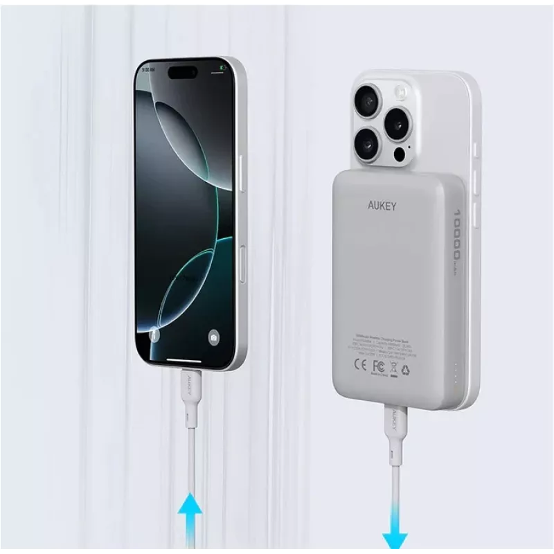 Nešiojama išorinė baterija PB-MS04 balta 10000mAh