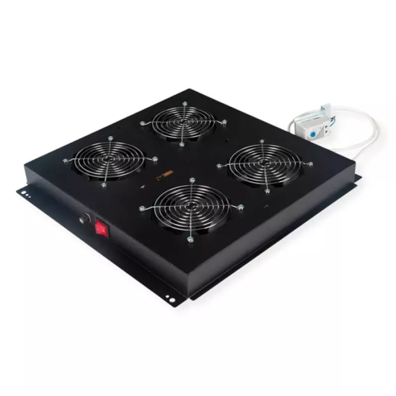 Oro srauto blokas ROLINE 19IN DACHLÜFTEREINHEIT 4 Airflow juoda – ROLINE 26.21.0246
