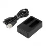 Dvigubas USB akumuliatoriaus įkroviklis SPCC1B GoPro Max