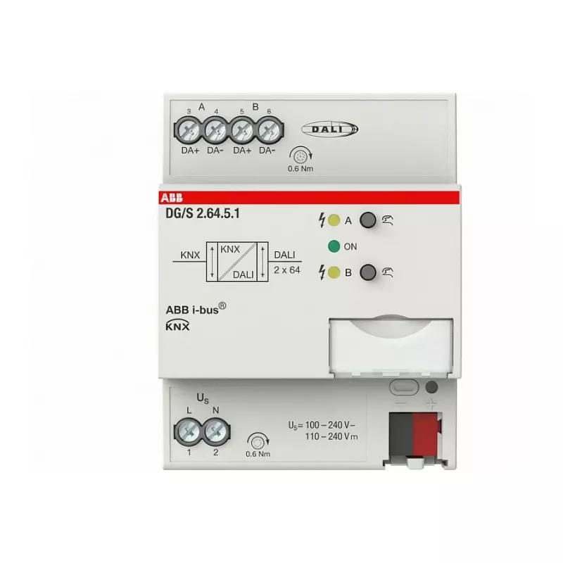 ABB Stotz S&J DALI-Gateway Premium, 2-way, REG DG/S2.64.5.1 (2CDG110274R0011)