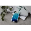 Mobiliojo telefono dėklas iKins, skirtas iPhone XR — mėlynas ežero išorė, juodas vidus