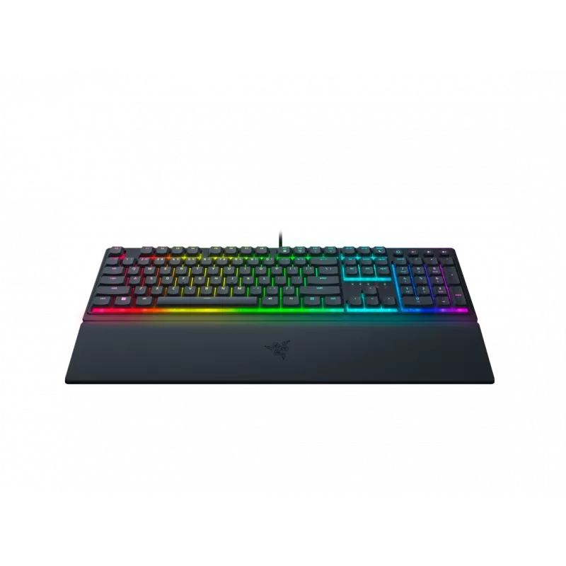 Razer Ornata V3 RGB žaidimų USB klaviatūra juoda pilno dydžio laidinė mecha-membrane