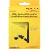 DeLock USB2.0 Dviejų Juostų WLAN ac/a/b/g/n Raktas - Tinklo Adapteris - USB2.0 - 802.11b, 802.11a, 802.11g, 802.11n, 802.11ac - Juodas (12462)
