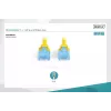 Patch Cord Digitus CAT 5e U/UTP DK-1512-050/Y 5 m geltonas