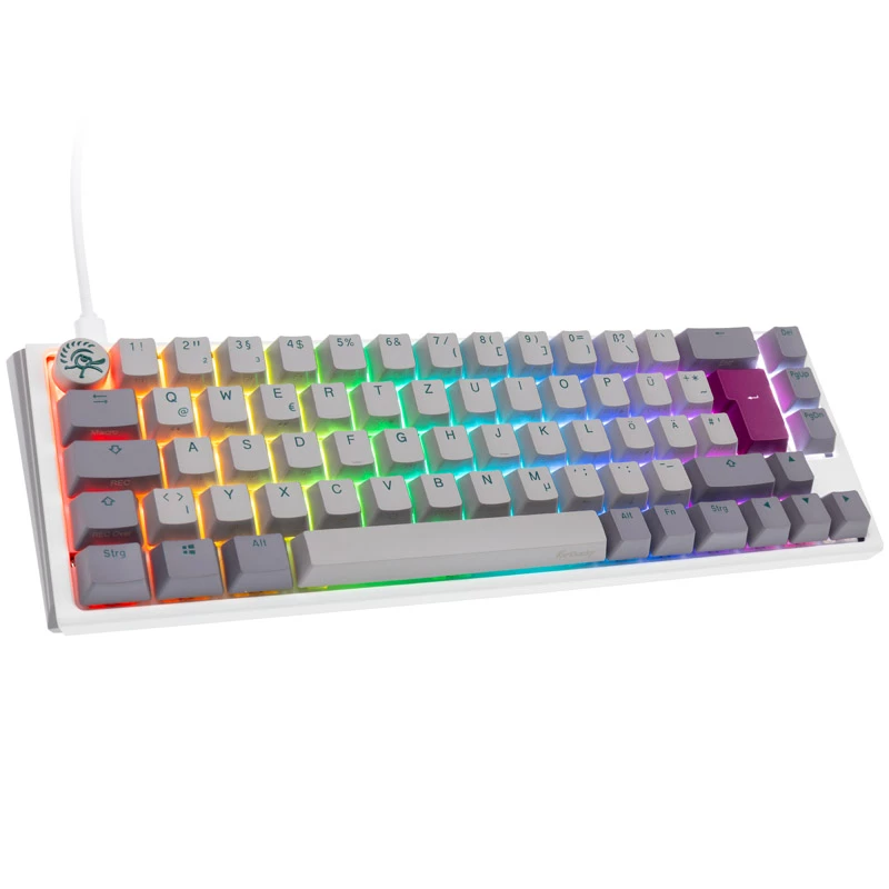 Ducky One 3 SF klaviatūra, žaidimams, USB, QWERTZ, vokiška, pilka