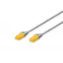 Tinklo kabelis Digitus CAT 6A U/UTP komutacinis kabelis RJ-45 Cat6a 3 m pilkas
