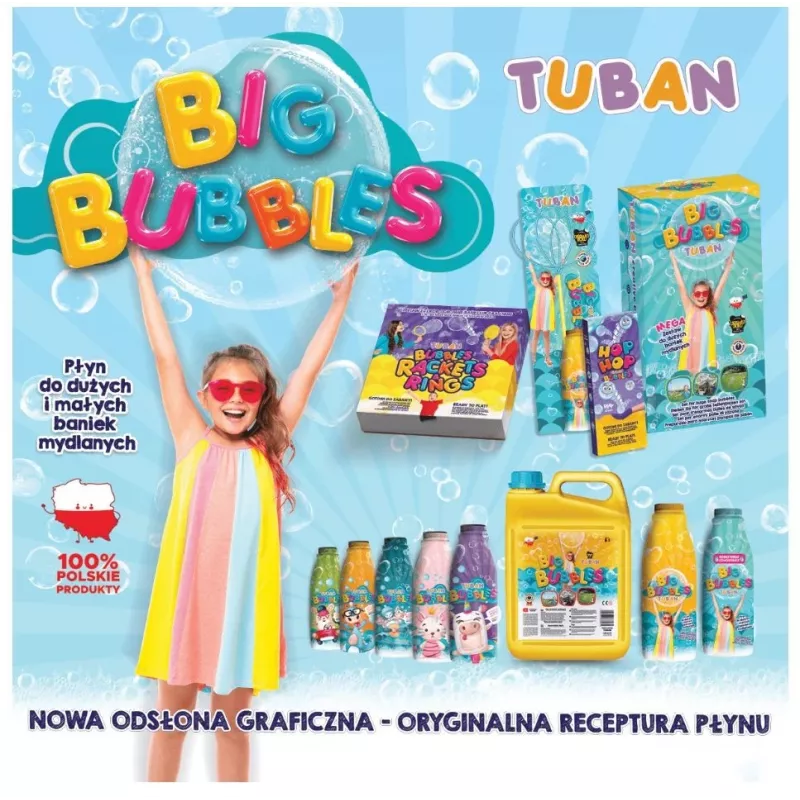 Burbulų rinkinys Tuban DISPLAY MAŽI MUILO BURBULAI MIŠRUS 36 VNT. x 60 ml