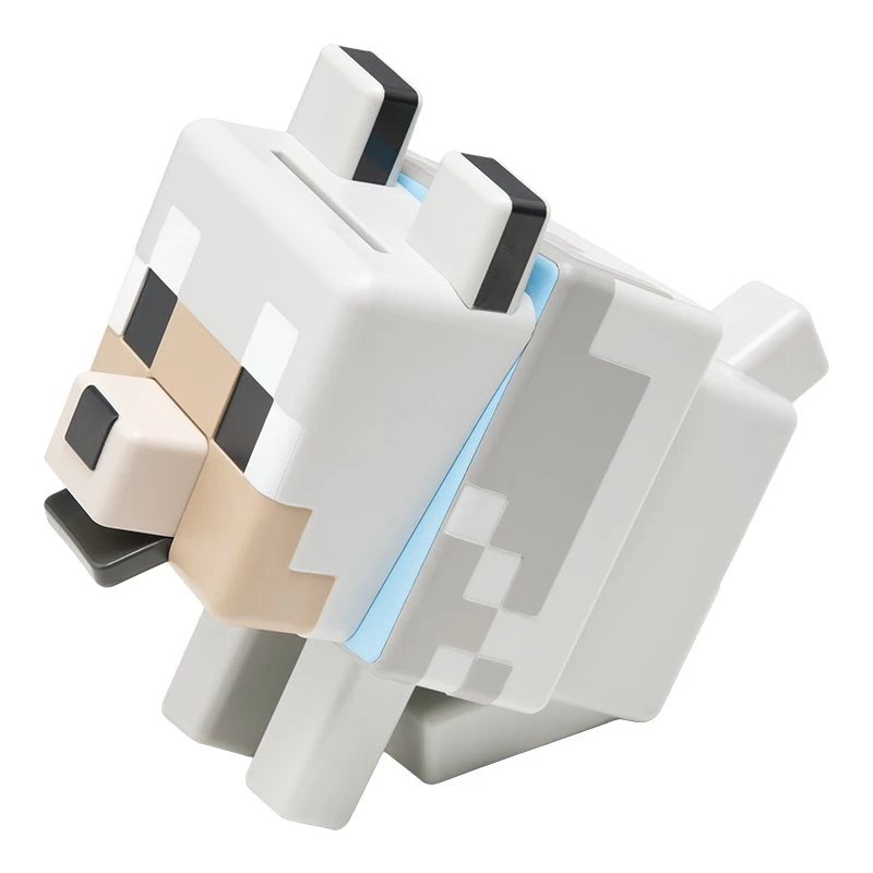 Taupyklė Paladone Minecraft Vilko formos pinigų dėžutė – licencijuota žaidimo prekė