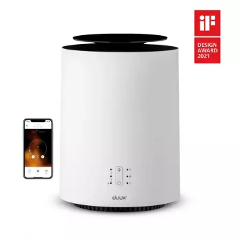 Duux | Threesixty Smart Fan + Heater Gen2 | 1800 W | Tinka patalpoms iki 30 m² | Balta | N/A