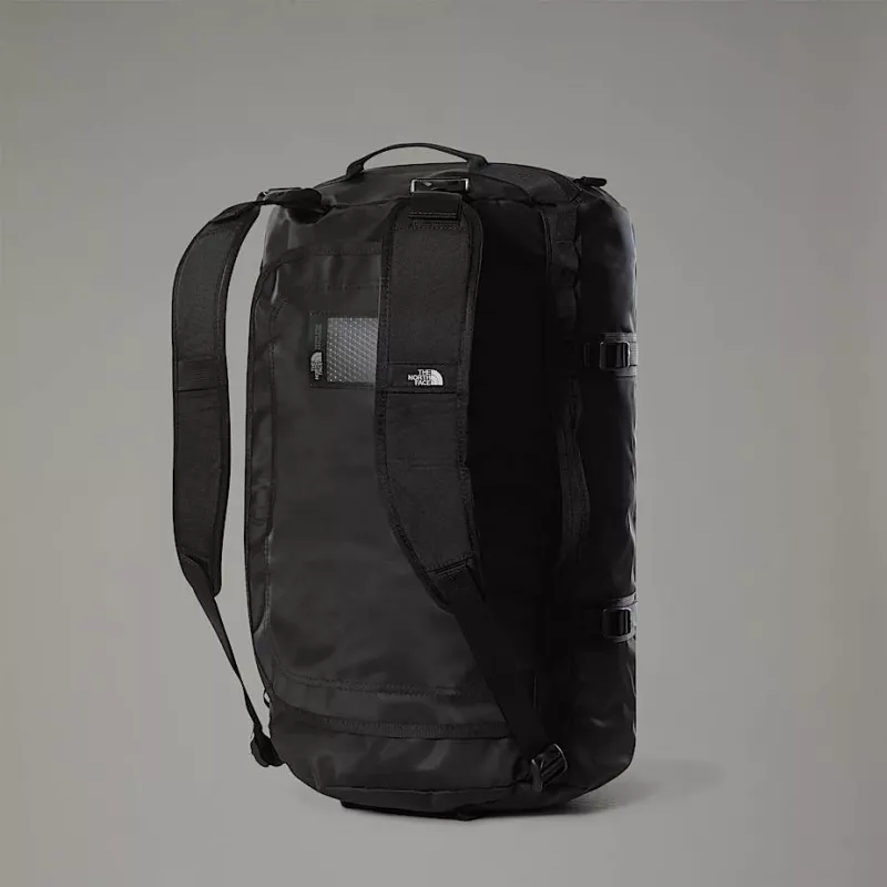 Duffel bag The North Face Base Camp S — 50 l, nailonas/poliesteris, juoda/balta