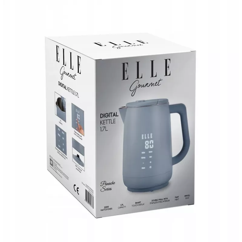 Elektrinis virdulys Elle EKWKP101BUEU 1,7 L, mėlynas