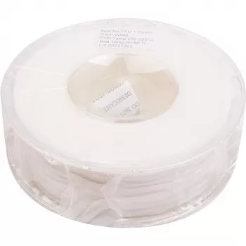 3D spausdinimo siūlas TPU, 1,75 mm, 1 kg, baltas