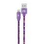 USB į Lightning laidas Tellur TLL155601 1 m, 3A, violetinis