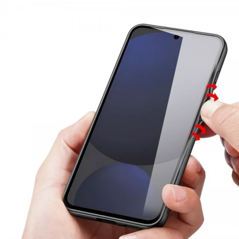 nevox StyleShell NYLO - Samsung Galaxy S25 FE juoda (2576)