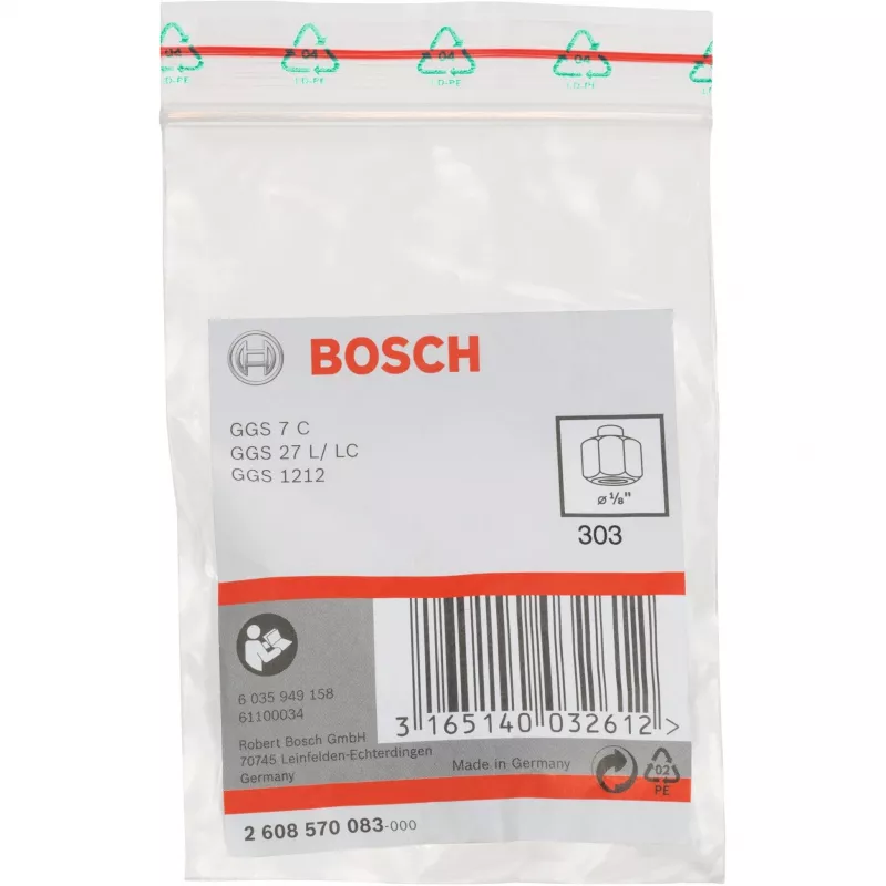 Collet Bosch 2608570083 1/8 col. su veržle