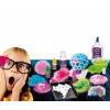 Mokslo rinkinys Liscianigiochi Crazy Science Švytintis gleivės tamsoje 304-PL89239 — švytinčių gleivių eksperimentų rinkinys