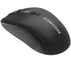 CANYON MW-7, 2,4 GHz belaidė pelė, 6 mygtukai, DPI 800/1200/1600, su 1 AA baterija, dydis 110*60*37 mm, 58 g, juoda