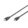 Assmann HDMI didelės spartos jungiamasis kabelis. A tipo M/M. 5,0 m. su Ethernet. buvęs HDMI 1.4. UL. juodas. auksinis (AK-330114-050-S)