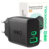 Įkroviklis Green Cell PowerSource Duo30 – 1× USB-A, 1× USB-C, 3A