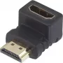 SpeaKa Professional HDMI adapteris [1x HDMI kištukas - 1x HDMI lizdas] 90° kampu į viršų Paauksuoti kištukų kontaktai SpeaKa Professional (SP-7870132)