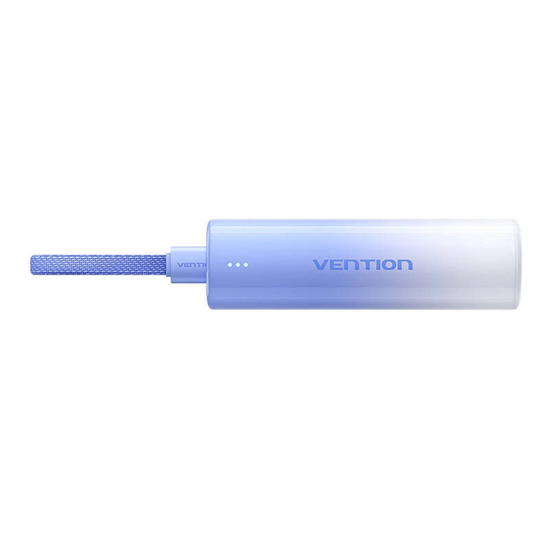 Nešiojama išorinė baterija Vention FHWL0 5000 mAh, mėlyna, 1x USB Type-C, LED indikatoriai