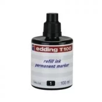 Markerio rašalo papildymas Edding T 100 juodas 100 ml