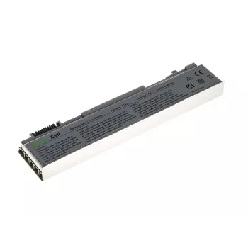 Nešiojamojo kompiuterio baterija Green Cell DE09, skirta DELL Latitude E6400 E6410 E6500, Li-Ion 4400 mAh, 11,1 V, 6 elementai, sidabrinė