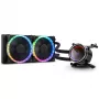 All-in-one liquid cooler BitsPower Cyclops 240 — Juoda/Sidabrinė, 240 mm radiator