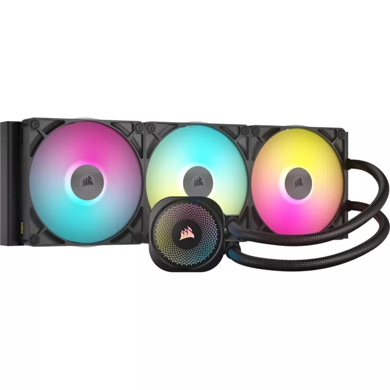 AIO skysčio procesoriaus aušintuvas CORSAIR WAK iCUE LINK TITAN 420 RX 420 mm RGB