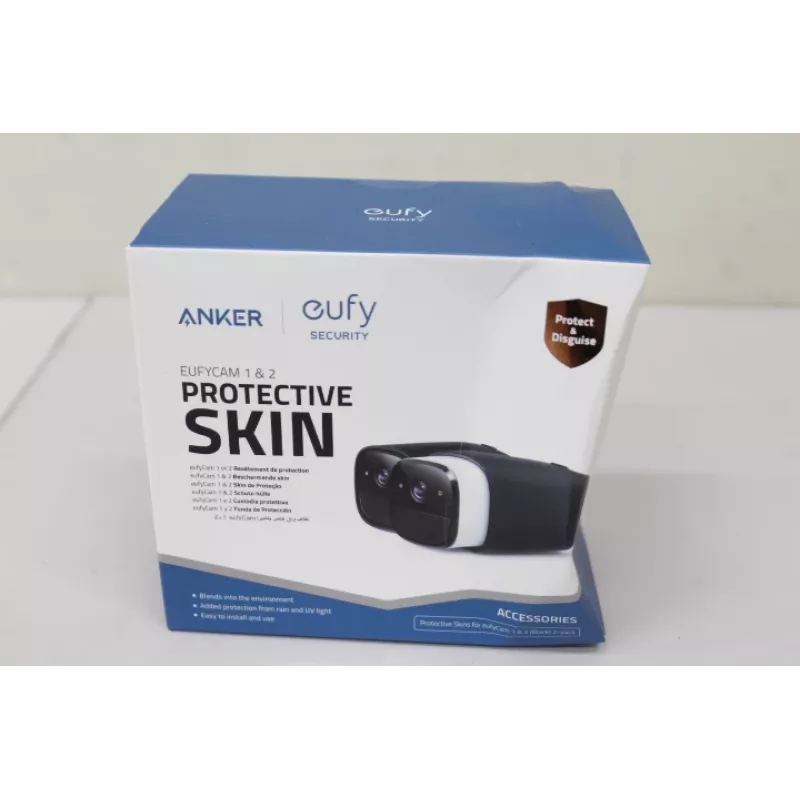 Silikoninių apvalkalų rinkinys Anker Eufy 2 juodos spalvos, skirtas EufyCam EufyCam 2
