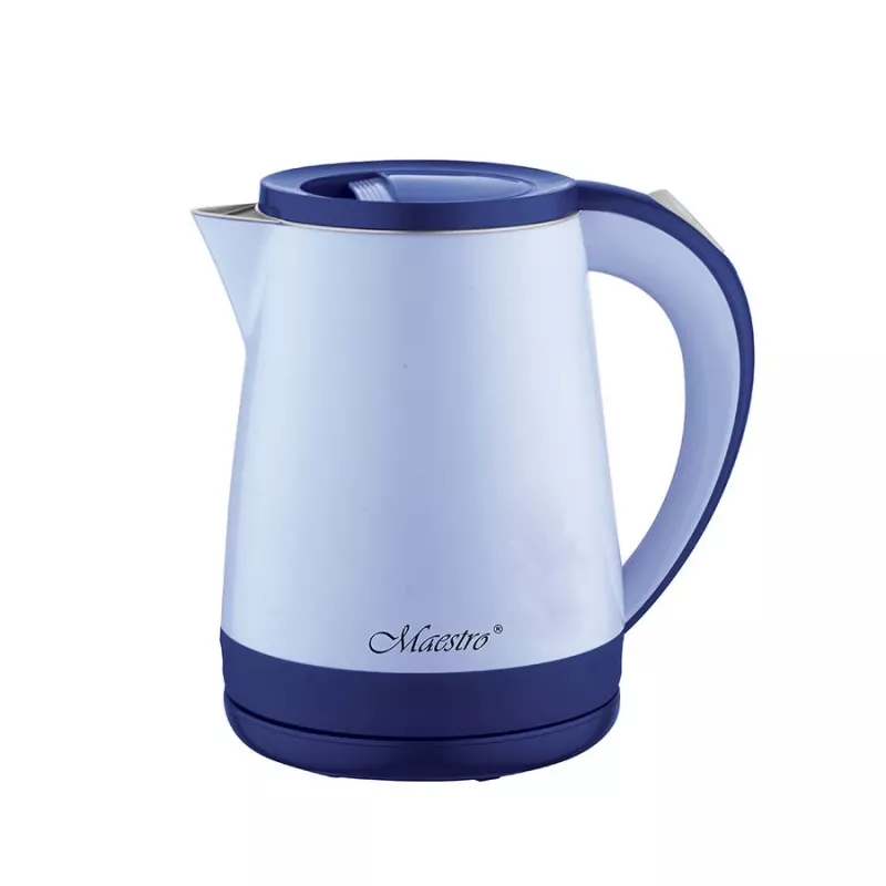 Elektrinis virdulys Maestro MR-037 1,2 l 1630 W nerūdijantis plienas, mėlynas, 360° pagrindas