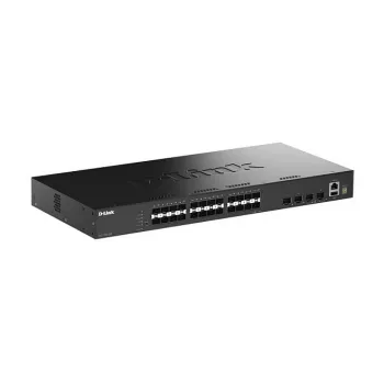 D-Link 28 prievadų gigabitinio SFP kraunamo išmaniojo valdomo komutatoriaus su 4 x 10G SFP+ prievadais