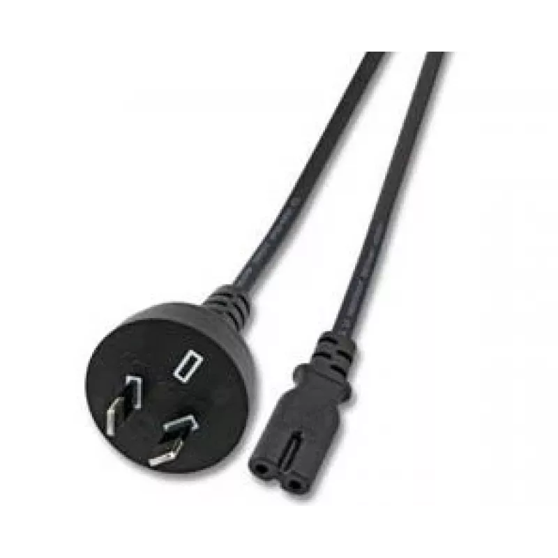 Microconnect PE030718AUSTRALIA maitinimo laidas, juodas, 1,8 m, C7 lizdas
