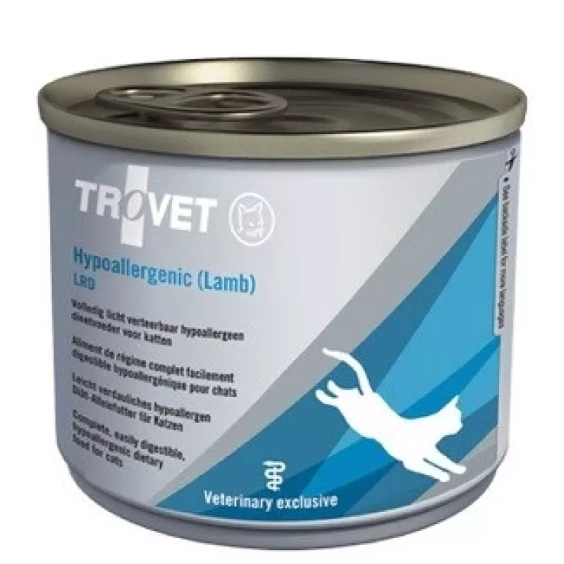 TROVET Hypoallergenic LRD su ėriena - šlapias kačių maistas - 200g