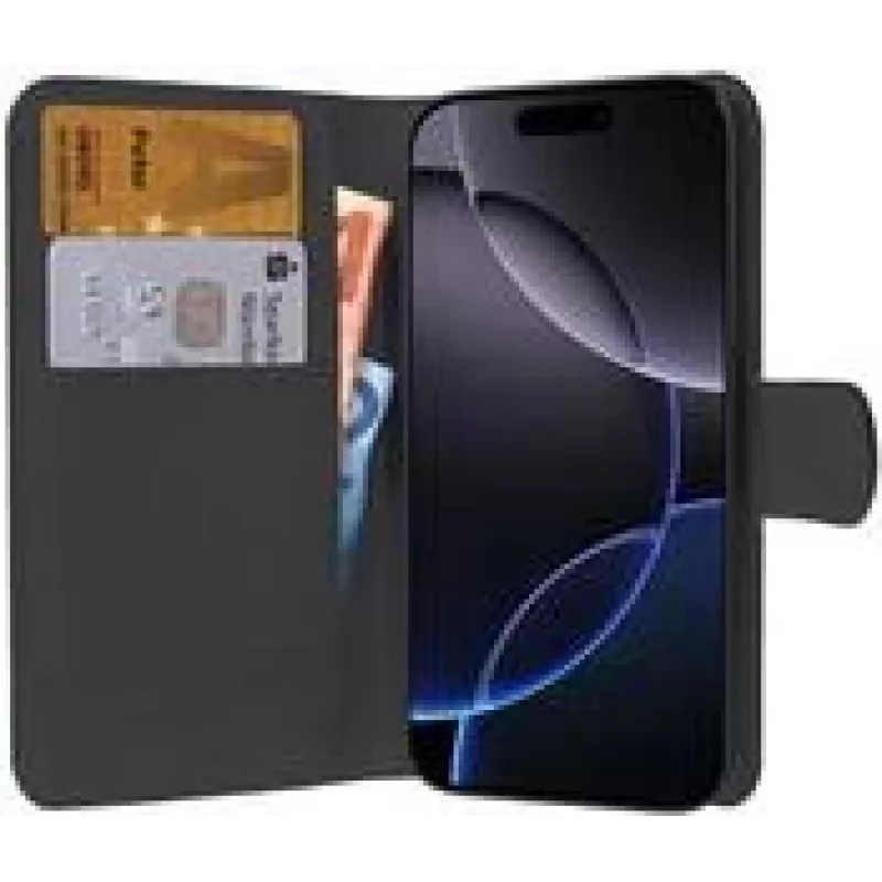 PEDEA Book Cover Classic, skirtas Apple iPhone 16 Pro Max – juodas (50160996)