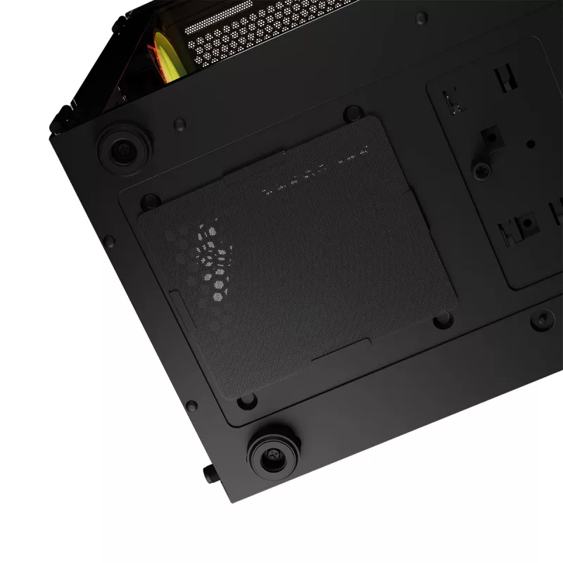 Kompiuterio korpusas Logic Concept Portos Mini ARGB Micro ATX juodas