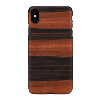 man and wood išmaniojo telefono dėklas, skirtas „iPhone XS Max“ – juodmedžio juodumo spalvos, apsauginis kietas galinis dangtelis