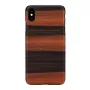man and wood išmaniojo telefono dėklas, skirtas „iPhone XS Max“ – juodmedžio juodumo spalvos, apsauginis kietas galinis dangtelis