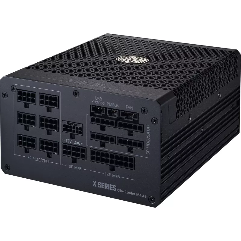 Maitinimo blokas Cooler Master X Silent Edge Platinum 1100 W 24 kontaktų ATX juodas