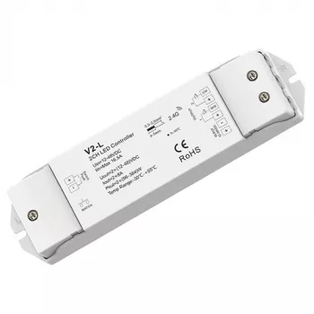 V2-L valdiklio imtuvas 12-36V DC, 2x8A
