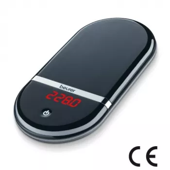 Beurer 70445 KS 36 virtuvinės svarstyklės skaitmeninės juodos nešiojamos 2 kg sveriamos