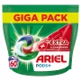 Skalbimo kapsulės „Ariel Extra Clean“ — 60 vnt., iš anksto dozuotos skalbimo kapsulės, skirtos skalbti mašina ir rankomis