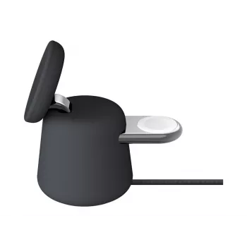 Belaidis įkroviklis Belkin WIZ027VFH36 2 viename magnetinis Qi2 15W, skirtas iPhone ir Apple Watch