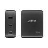 UNITEK P1115A mobiliojo įrenginio įkroviklis, juodas