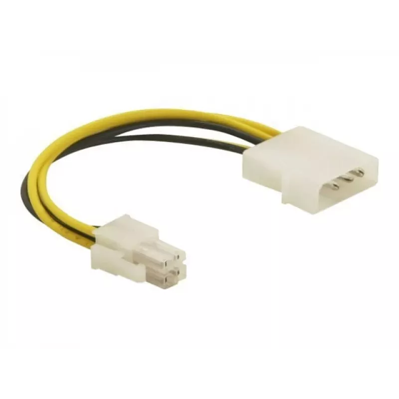 DeLOCK laidas P4 kištukas Molex 4 kontaktų kištukas Įvairiaspalvis 0,13 m