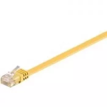Tinklo kabelis Goobay RJ-45 CAT6 1m geltonas U/UTP
