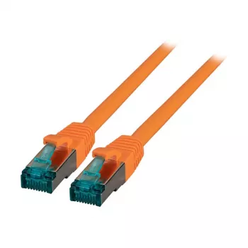 EFB-Elektronik RJ45 komutacinis kabelis Cat.6A S/FTP LSZH oranžinis 5m