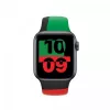 „Apple“ 44 mm „Juoda Unity“ sportinė juostelė S/M, juoda, žalia, raudona