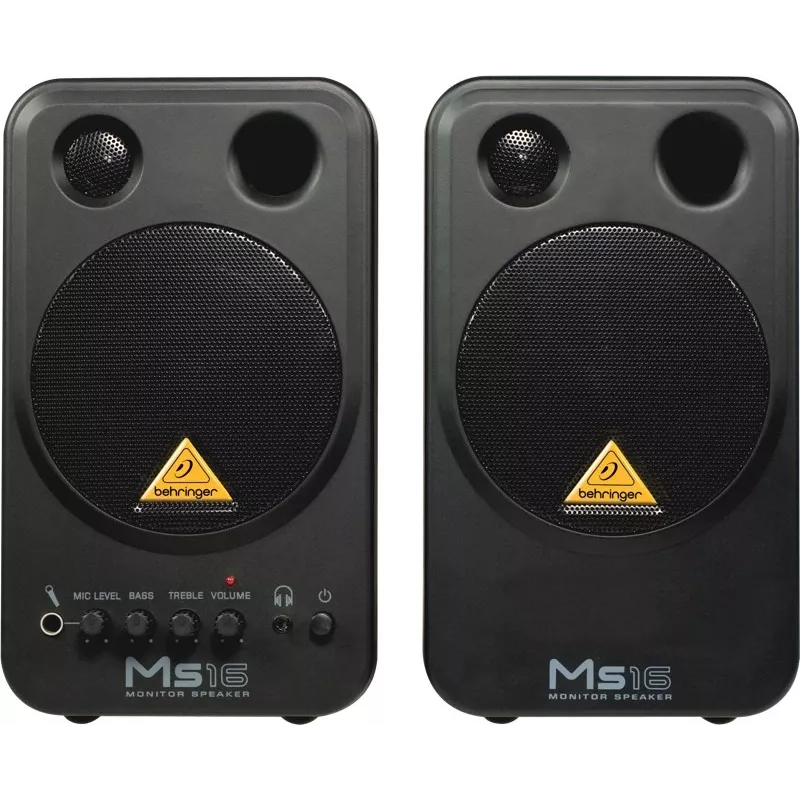 Behringer MS16 garsiakalbis 2 juostų juodas laidinis 16 W
