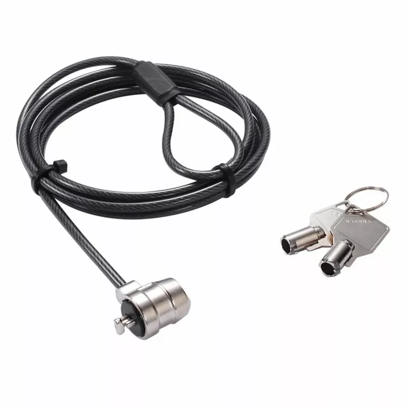 Dicota Security Cable T-Lock Base, su raktu, 3x7 mm lizdas
